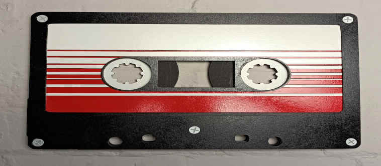 What kind of media did this retro gadget actually play?