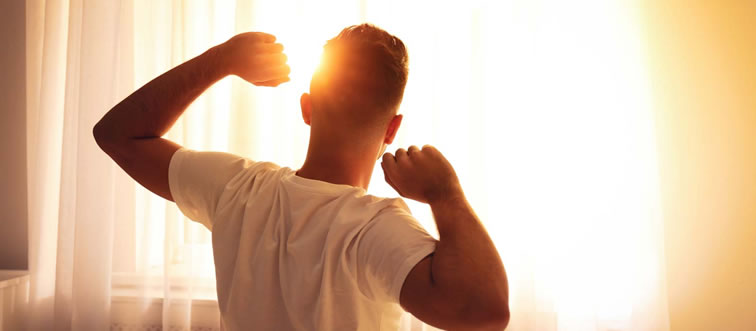 What is your typical state of mind as the morning light first enters?