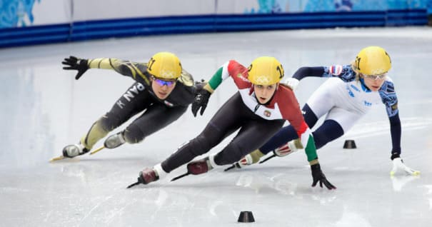 Which country gave birth to speed skating?