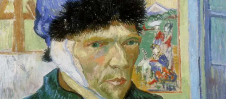Which painter cut off his own left ear after a fierce row in Arles in 1888?