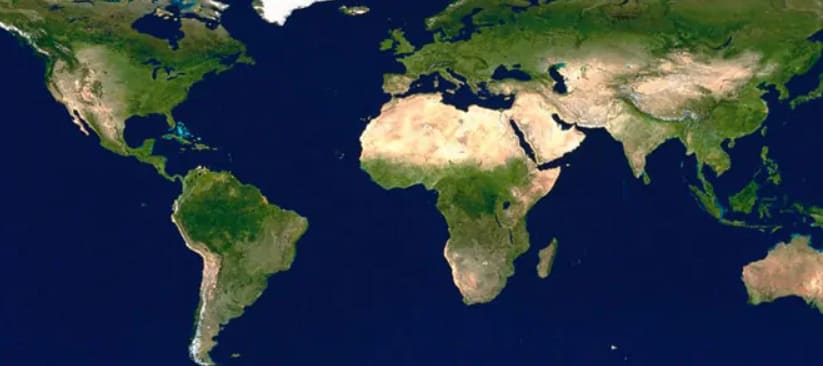 Which option correctly lists the seven continents of our world?